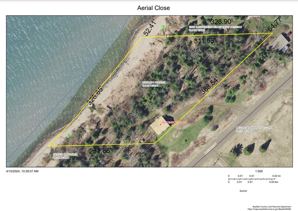 89595 Bark Point Road Herbster, WI 54844 - Photo 8 of 43 Map