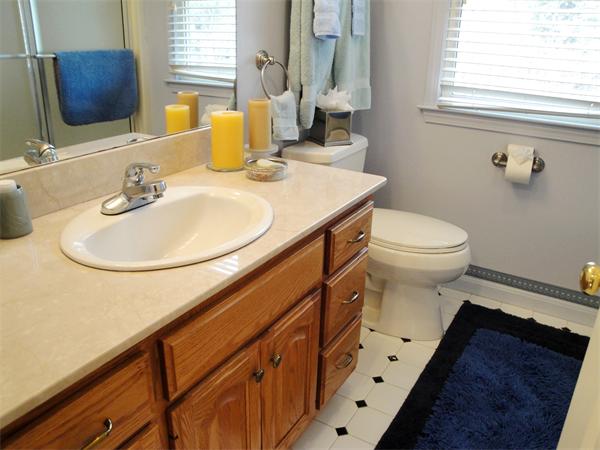 36 Byron Road Natick, MA 01760 - Photo 13 of 20 a bathroom with a sink and a mirror