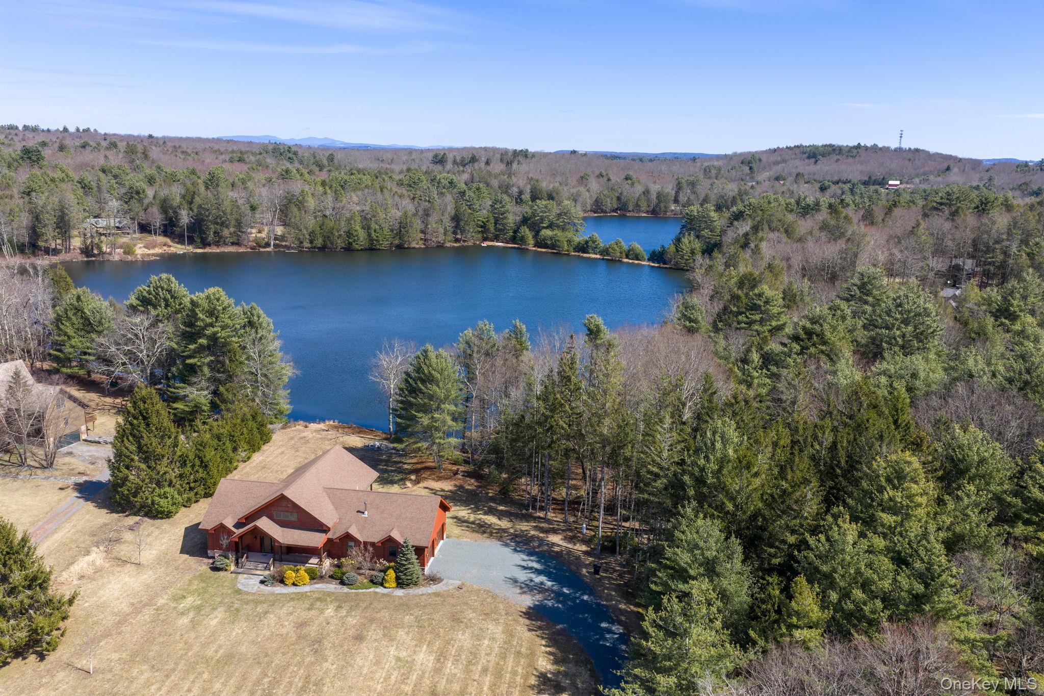 58 Deer Meadow Road White Lake, NY 12786 - Photo 31 of 50 a view of a lake with mountain