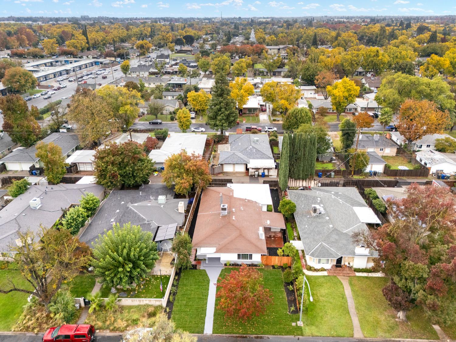 1417 Concord Avenue Modesto, CA 95350 - Photo 6 of 40 an aerial view of residential houses with outdoor space