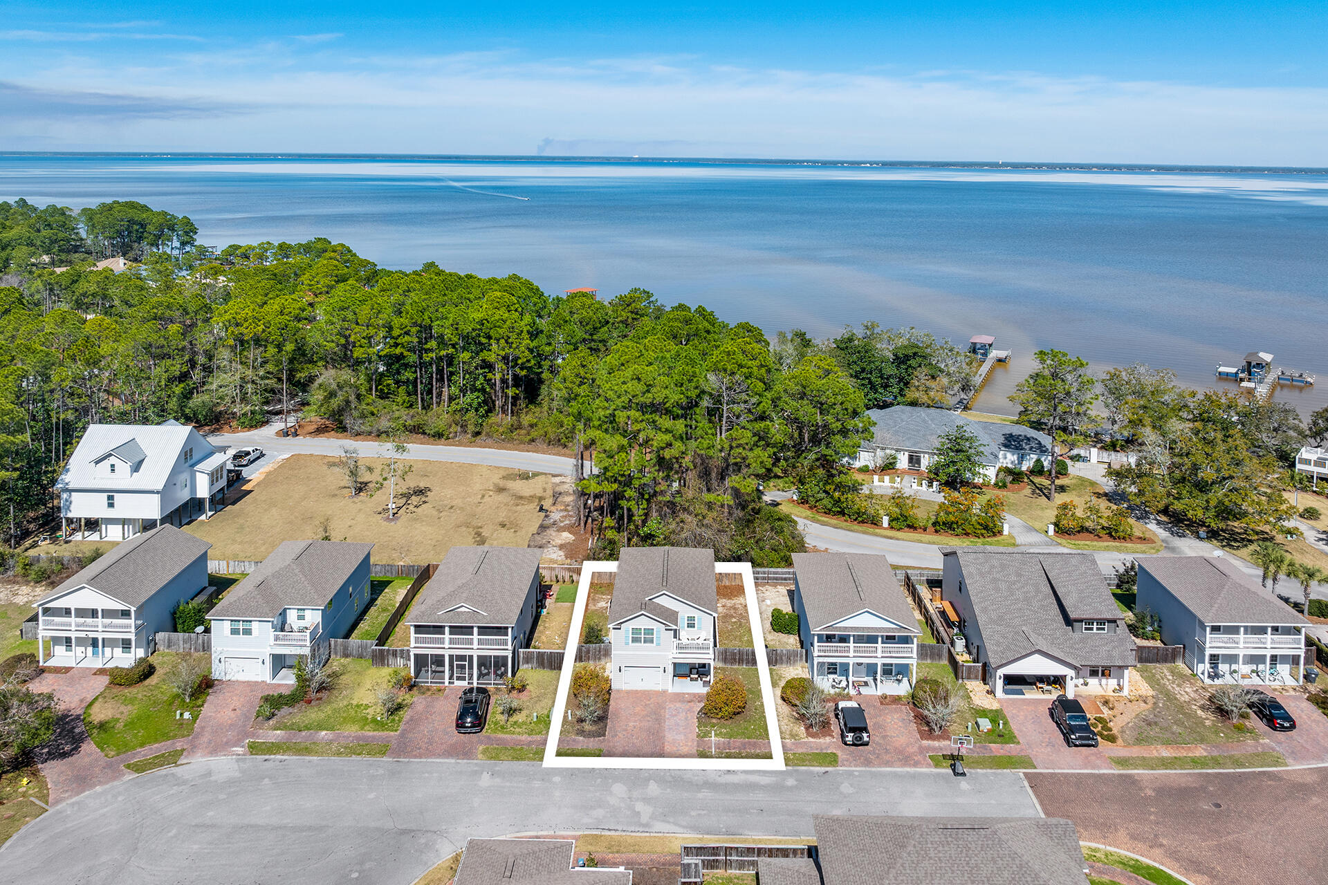 52 Tranquility Lane Santa Rosa Beach, FL 32459 - Photo 1 of 31 an aerial view of a house with ocean view