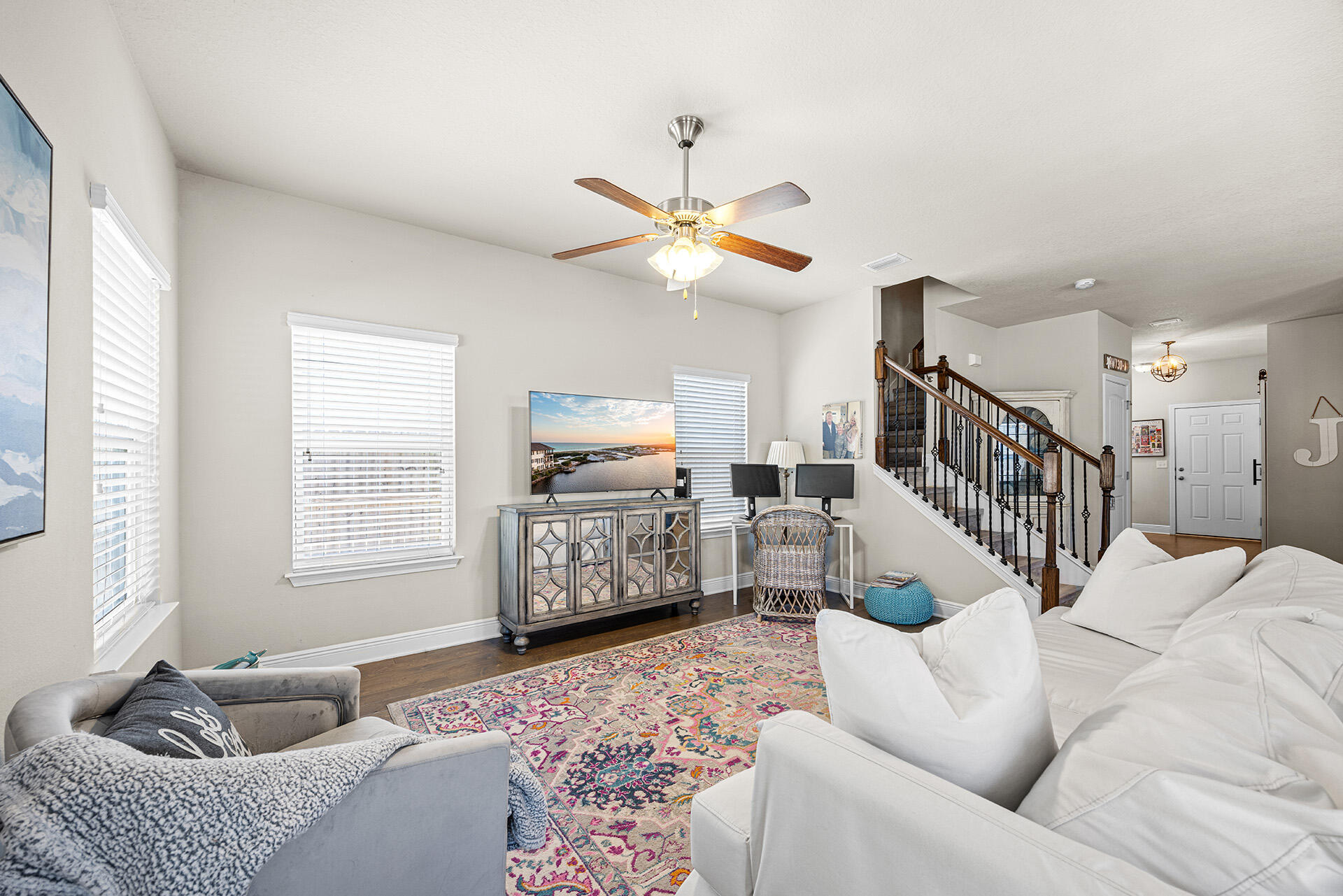 52 Tranquility Lane Santa Rosa Beach, FL 32459 - Photo 19 of 31 a living room with furniture and a window