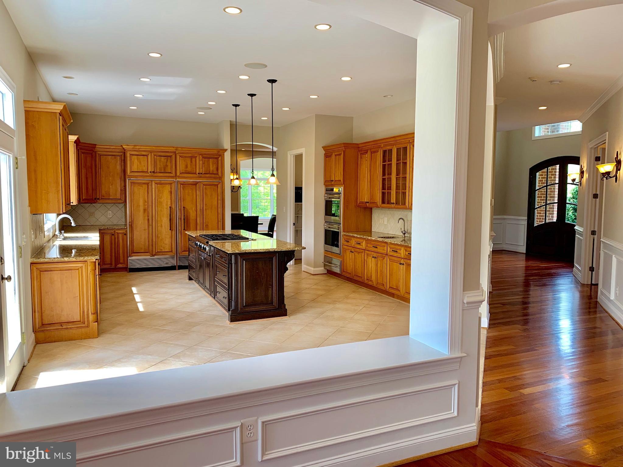 12775 Yates Ford Road Clifton, VA 20124 - Photo 28 of 72 View from Family Room to Kitchen and Front Hall