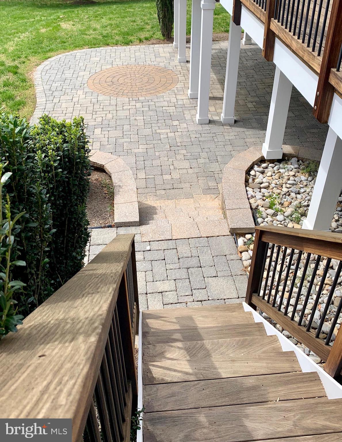 12775 Yates Ford Road Clifton, VA 20124 - Photo 45 of 72 Deck Steps to Patio