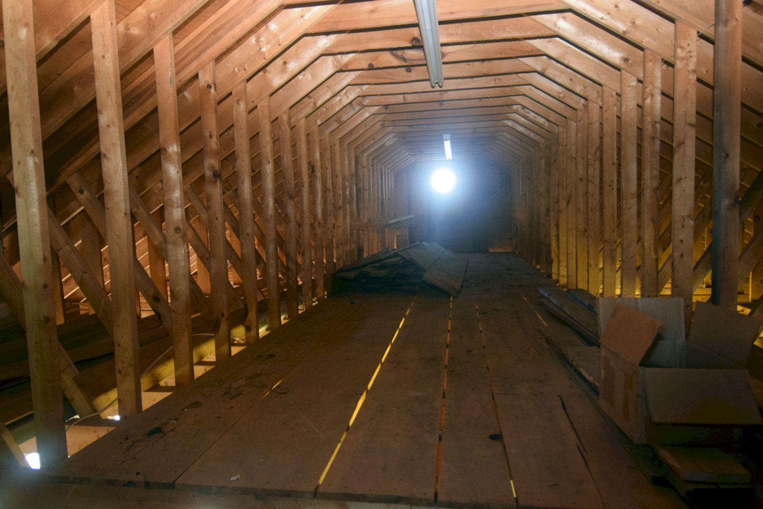 110 Patterson Bridge Road North Anson, ME 04958 - Photo 44 of 94 Storage above 4 car garage