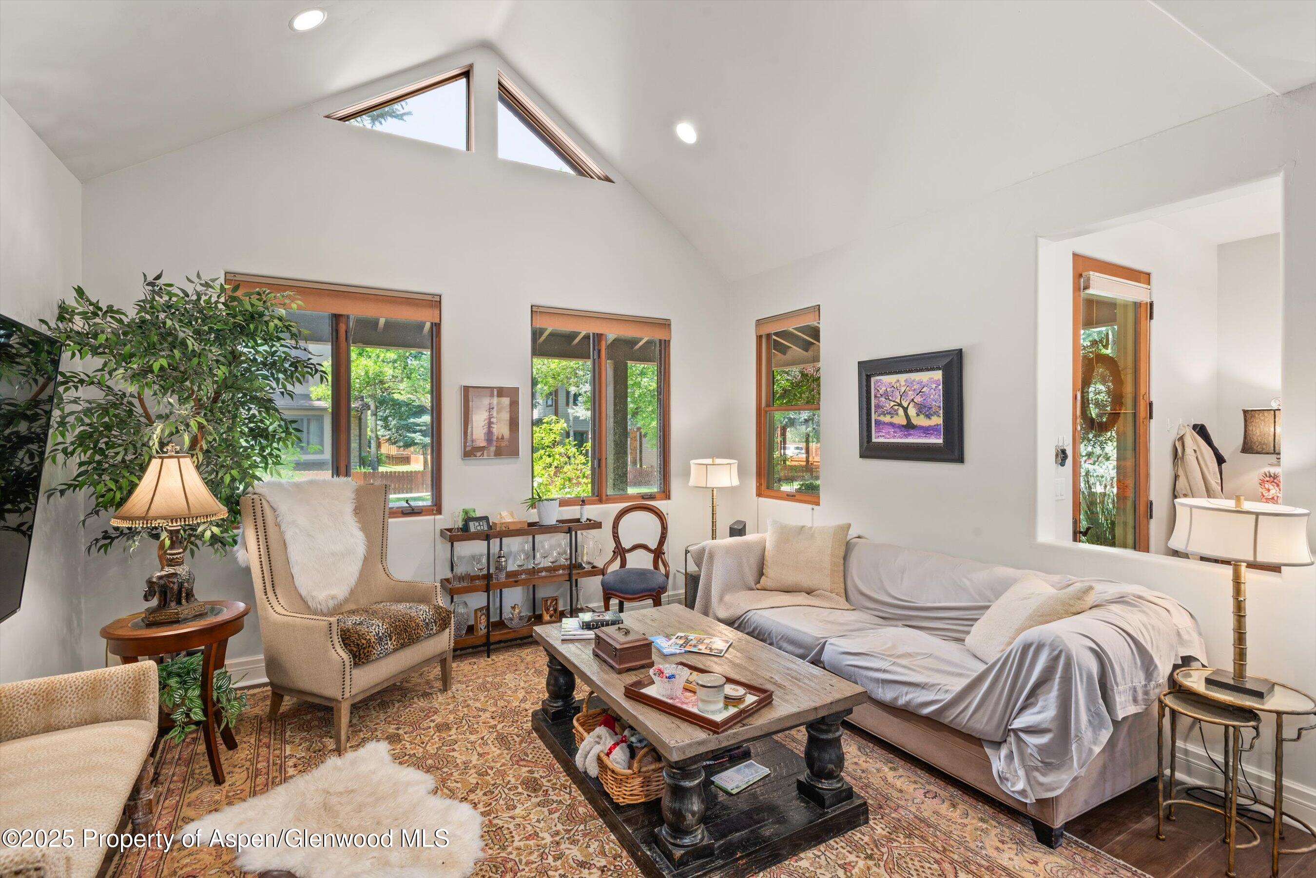 315 Summerset Lane, Unit A Basalt, CO 81621 - Photo 15 of 18 a bedroom with furniture and a large window