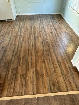 a view of wooden floor