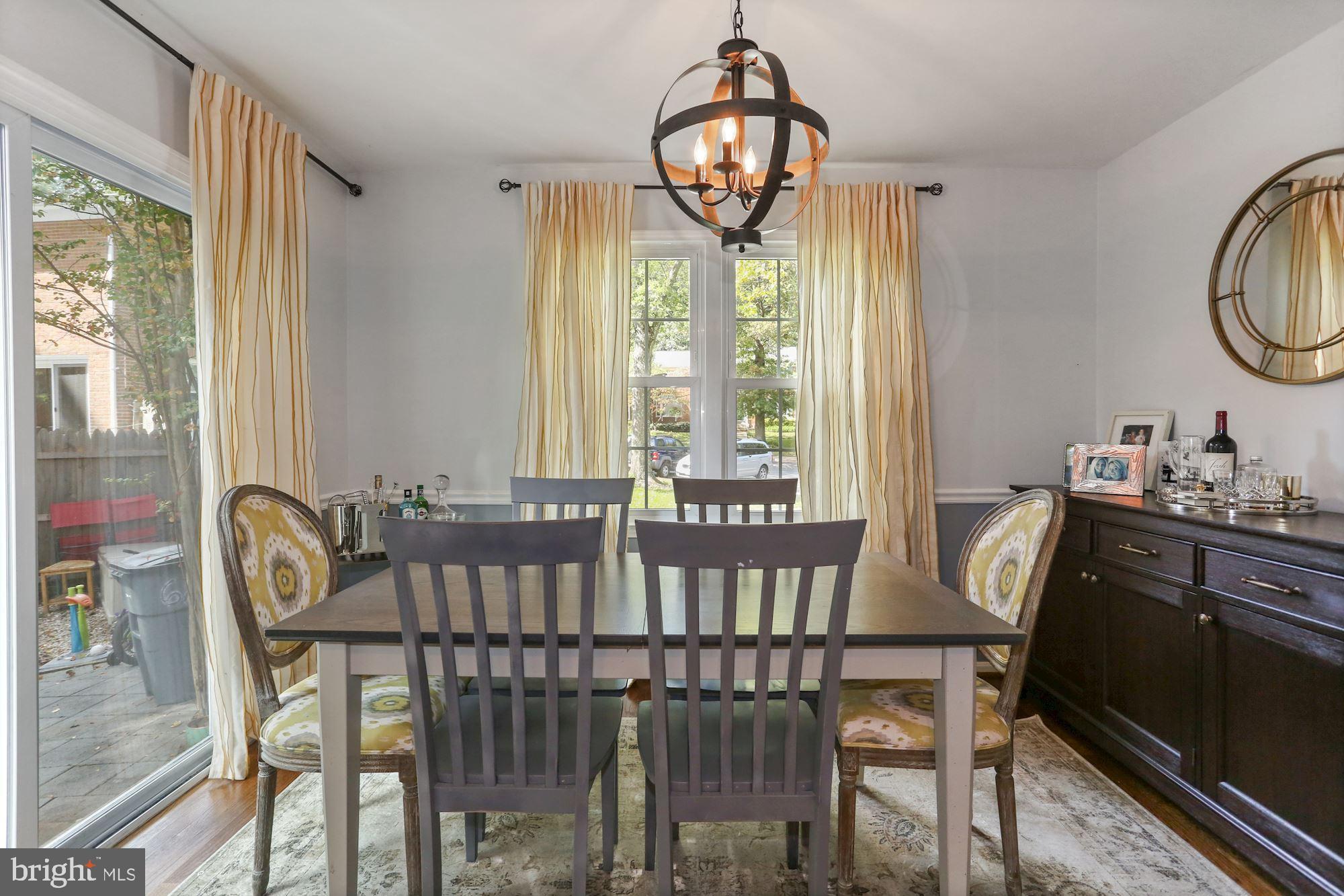 6844 Brian Michael Court Springfield, VA 22153 - Photo 18 of 42 Formal dining room with sliding glass door to deck