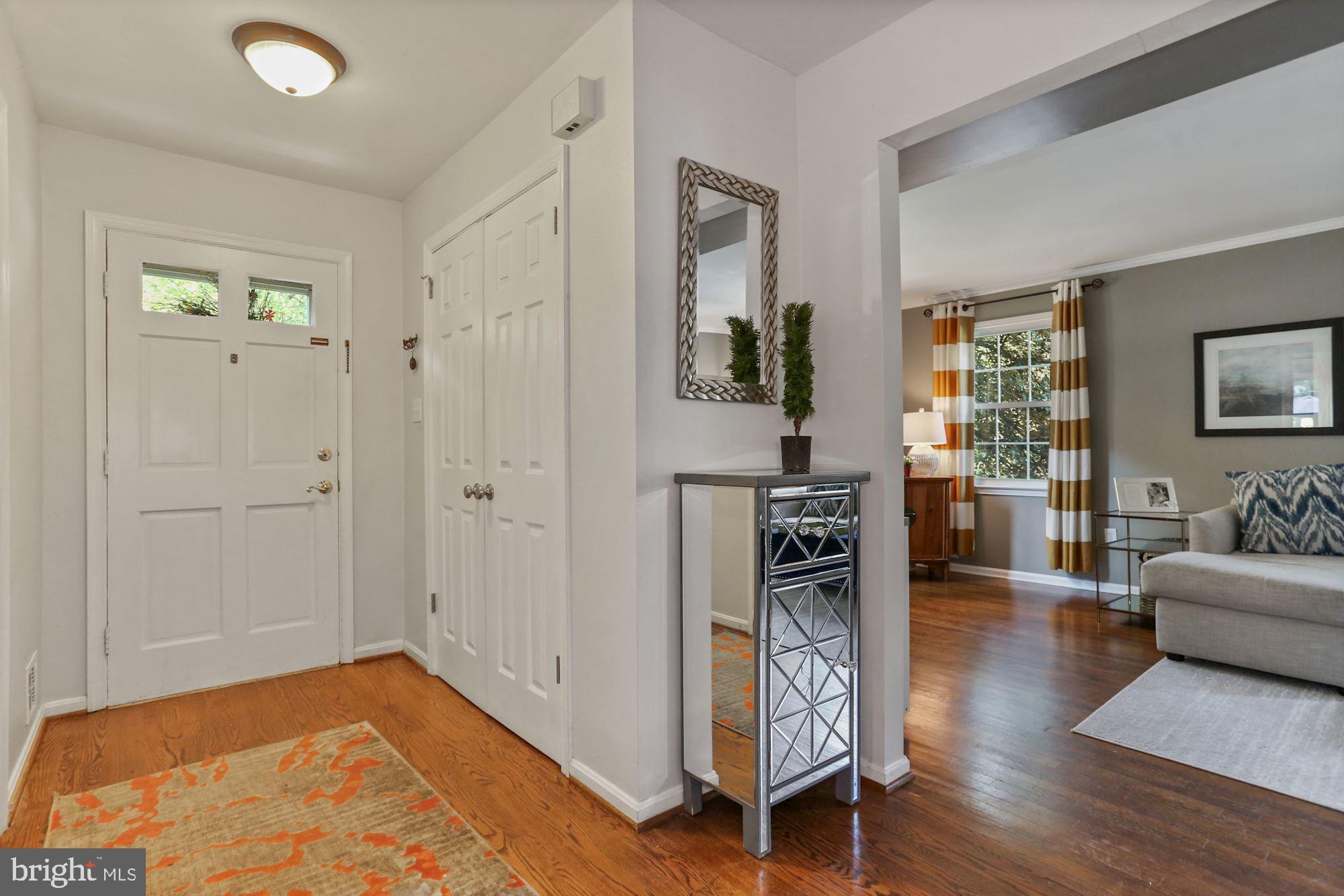 6844 Brian Michael Court Springfield, VA 22153 - Photo 5 of 42 Bright entryway with hardwood floors