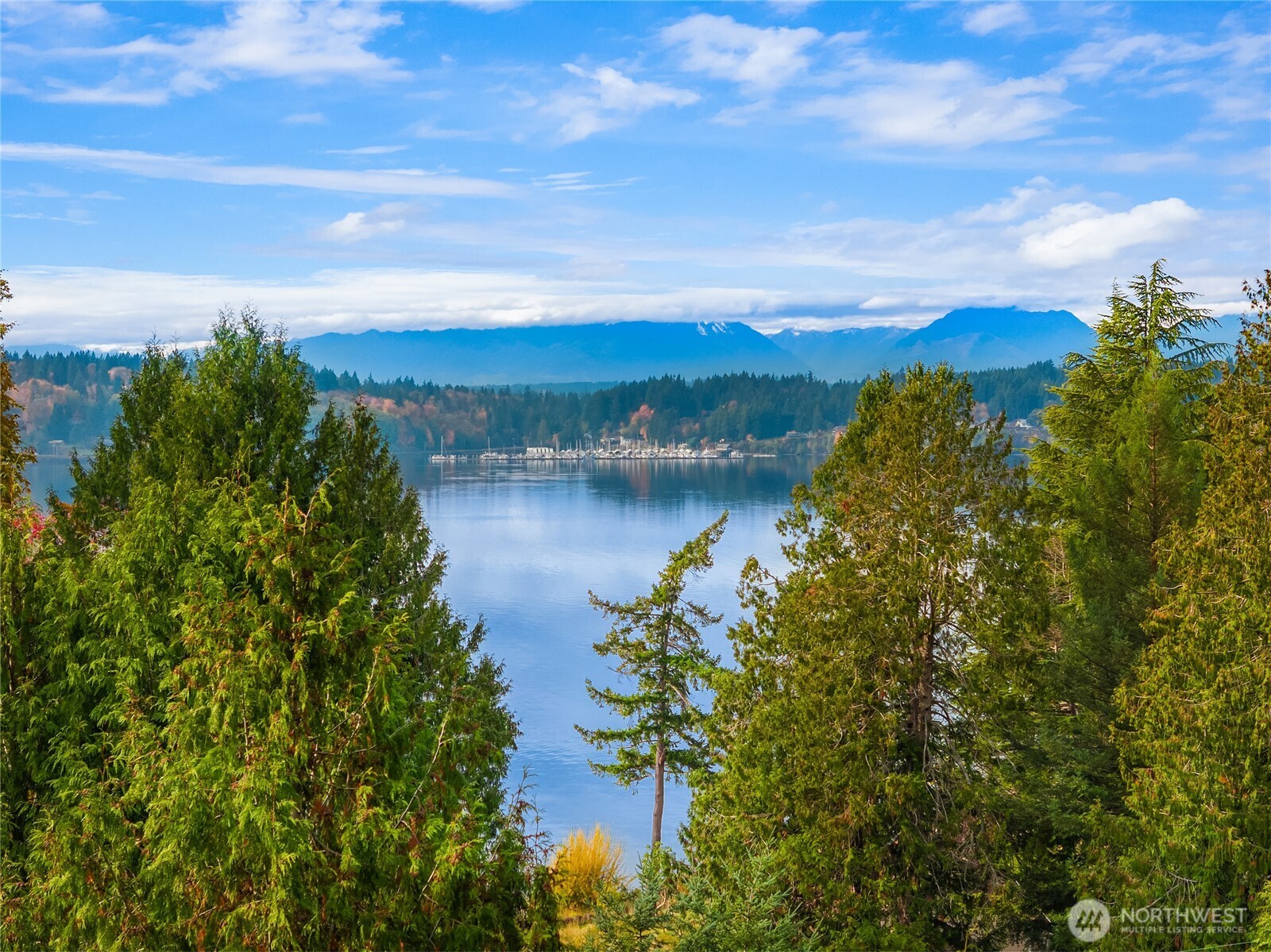 9674 Olympus Beach Road Northeast Bainbridge Island, WA 98110 - Photo 14 of 21 a view of a lake with a city