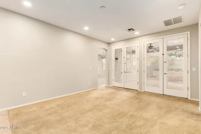 a view of empty room