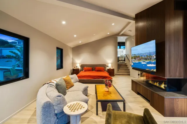 a view of a hallway with interior of the house