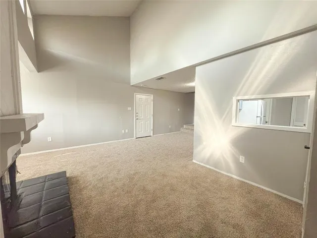 a view of empty room