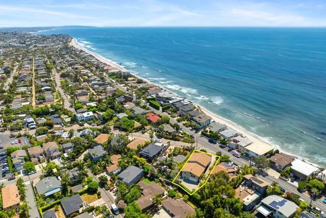 601 Neptune Avenue Encinitas, CA 92024 - Photo 35 of 36 an aerial view of residential building with ocean view