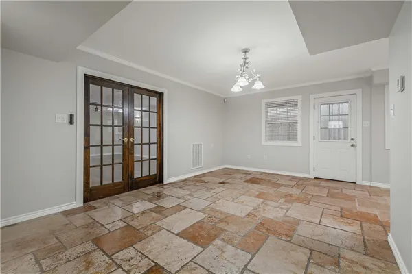 a view of an empty room with window