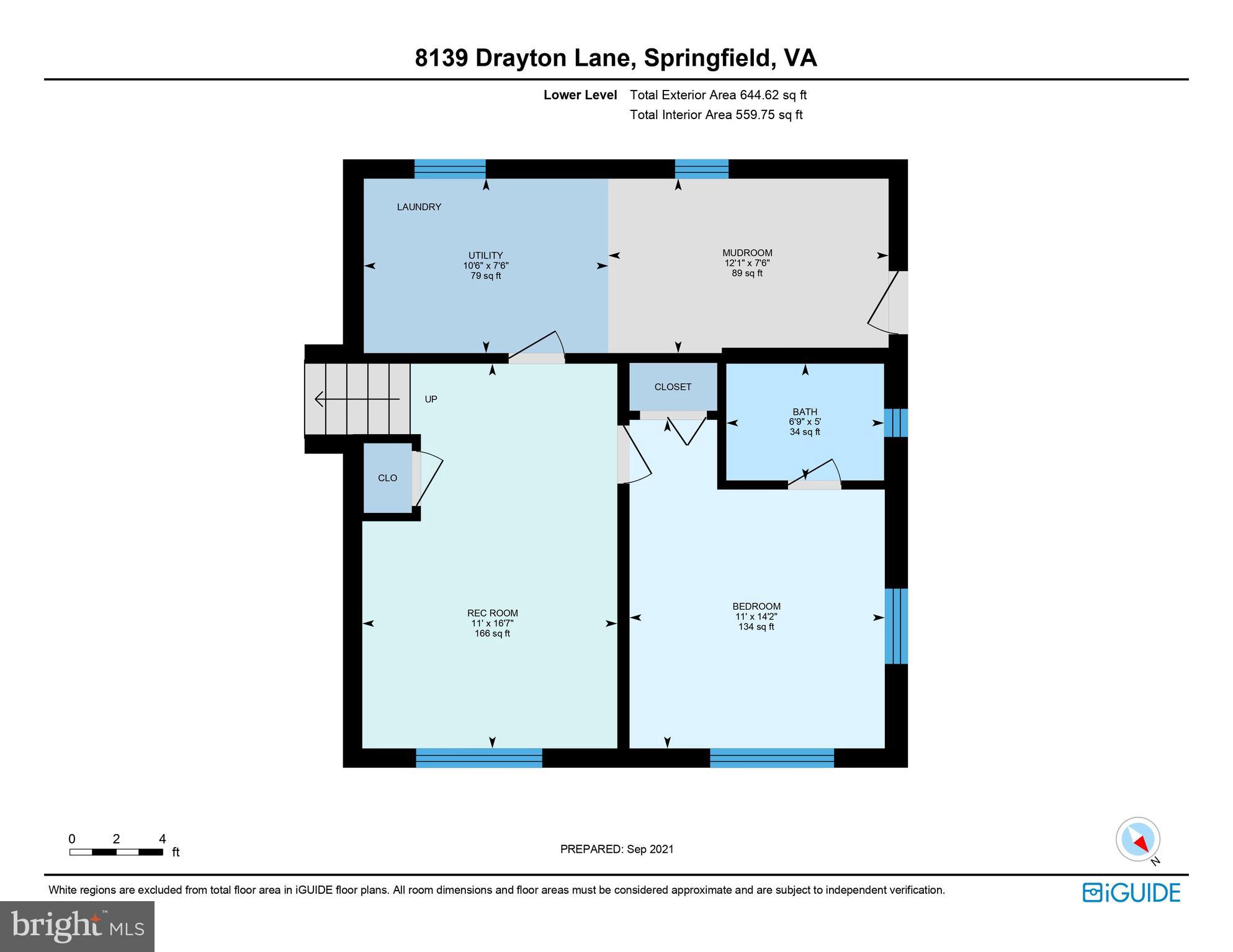 8139 Drayton Lane Springfield, VA 22151 - Photo 44 of 44 Lower Level Floor Plan