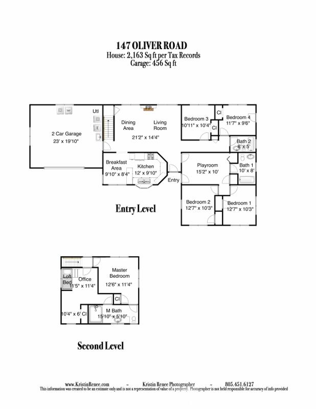 147 Oliver Road Santa Barbara, CA 93109 - Photo 21 of 21 22Floor Plan (618x800)