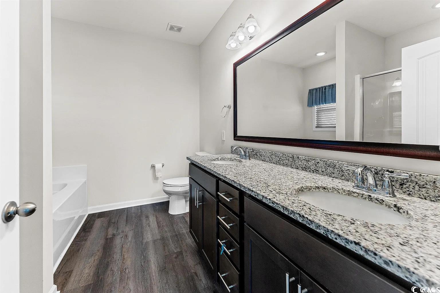 260 Red Maple Loop Longs, SC 29568 - Photo 17 of 34 Full bathroom featuring separate shower and tub, h