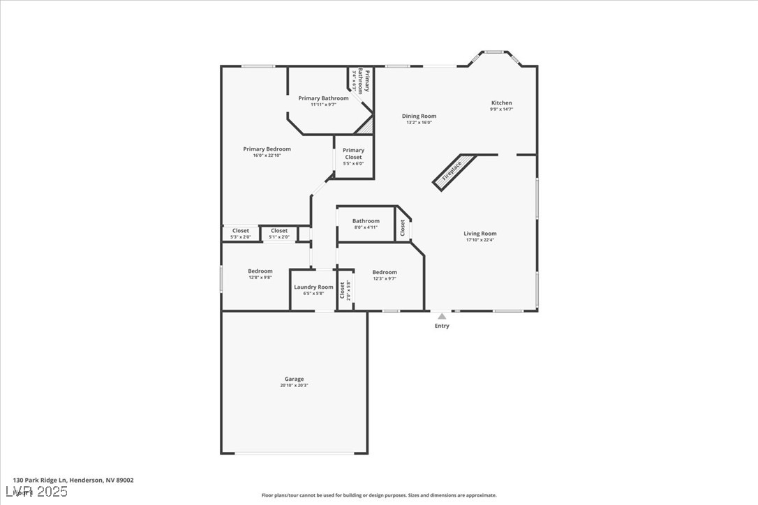 130 Park Ridge Lane Henderson, NV 89002 - Photo 69 of 69 Home floor plan