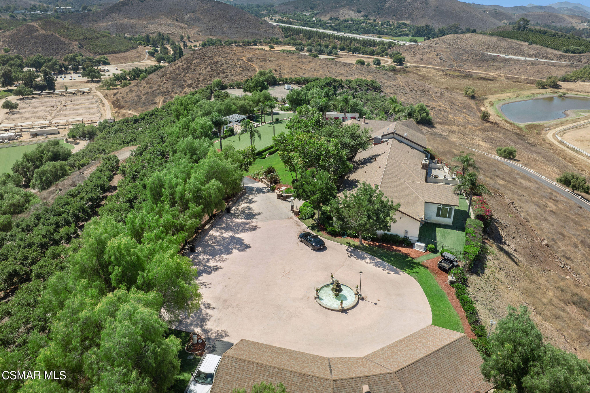 15660 LaPeyre Road Moorpark, CA 93021 - Photo 8 of 84 an aerial view of a house with outdoor space