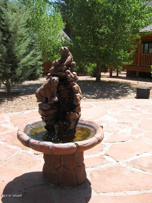 2312 Overgaard Springs Loop Overgaard, AZ 85933 - Photo 44 of 54 a view of a yard fire pit and a fountain