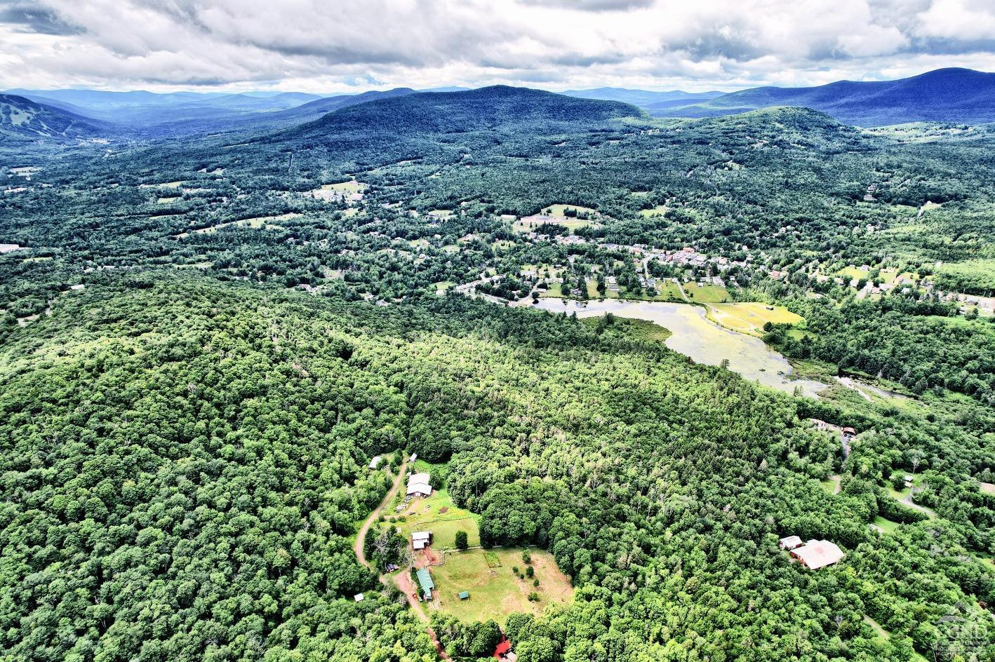 419 Clum Hill Road Hunter, NY 12427 - Photo 19 of 28 a view of a city and mountains