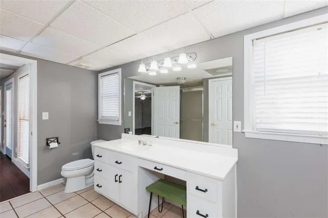 a view of an outdoor space with seating area