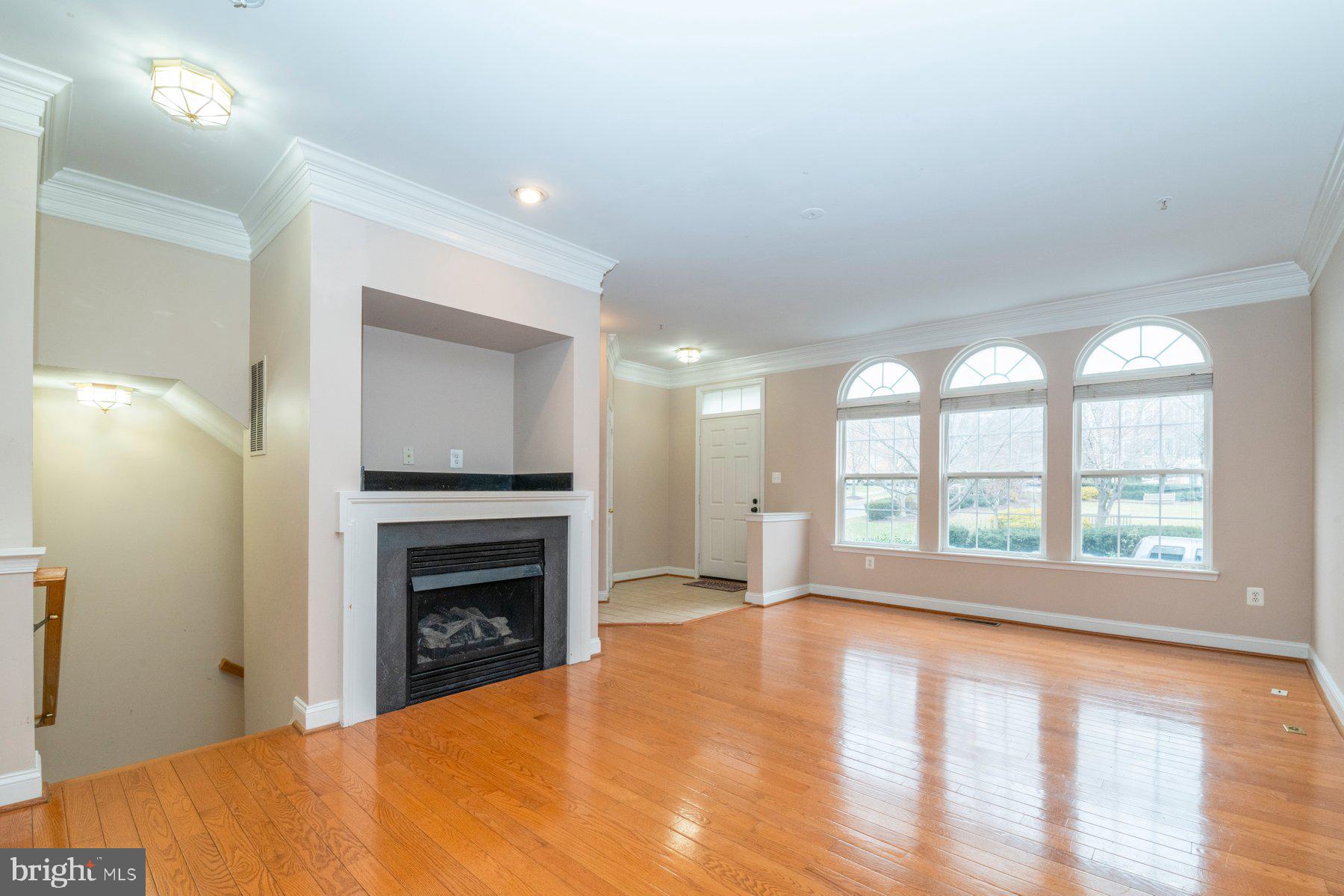 12802 Brightwell Drive Clarksburg, MD 20871 - Photo 9 of 30 a view of an empty room with a fireplace and a window