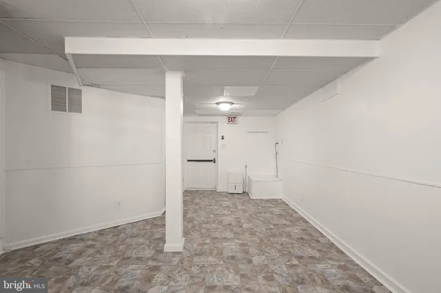 a view of road with snow