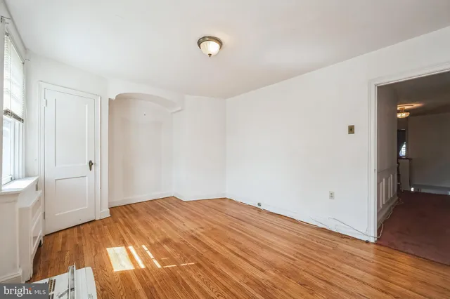 wooden floor in an empty room