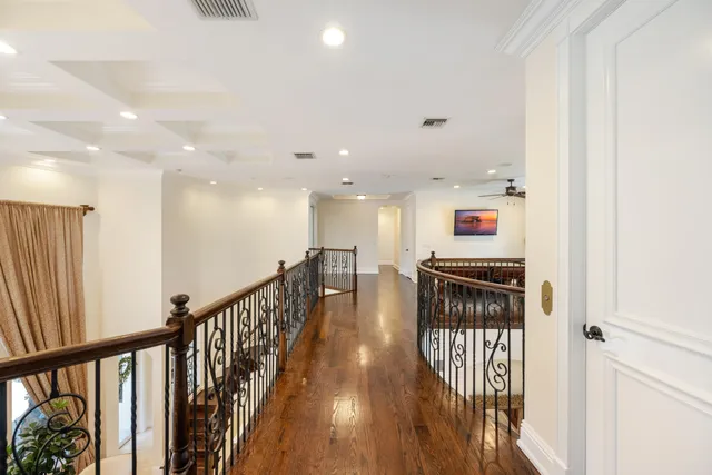 a view of a livingroom with furniture and front door