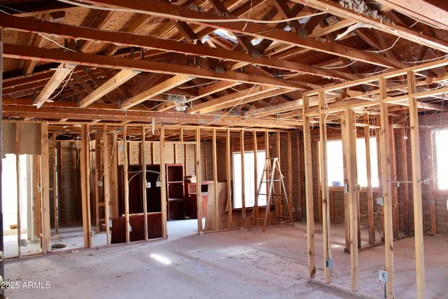 a view of an empty room