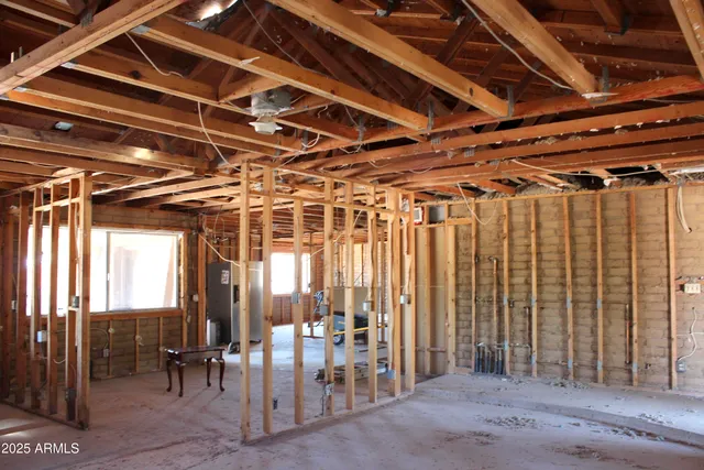 a view of a room with chairs