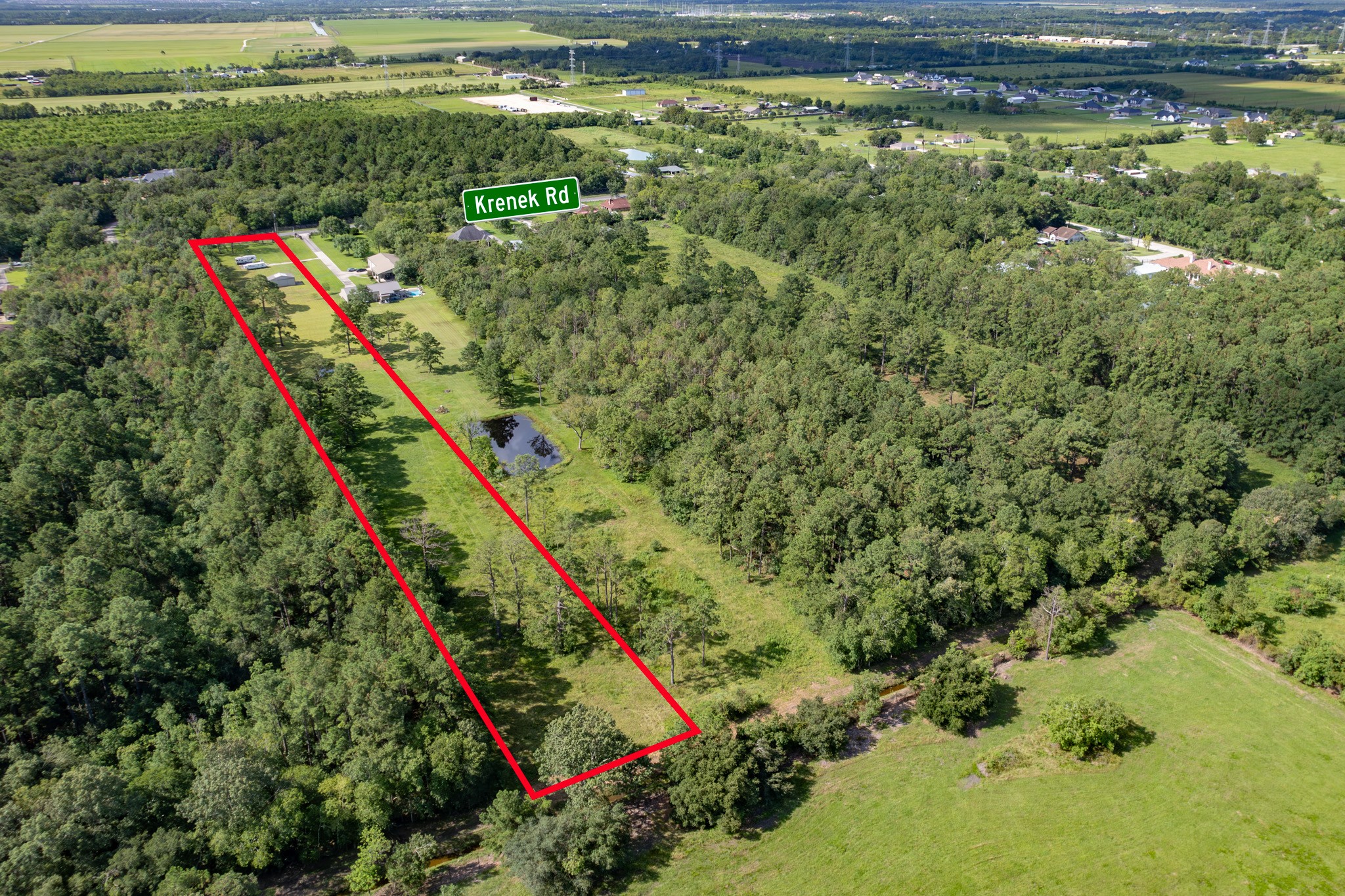 3719 Krenek Road Crosby, TX 77532 - Photo 4 of 12 a view of a yard with an outdoor space