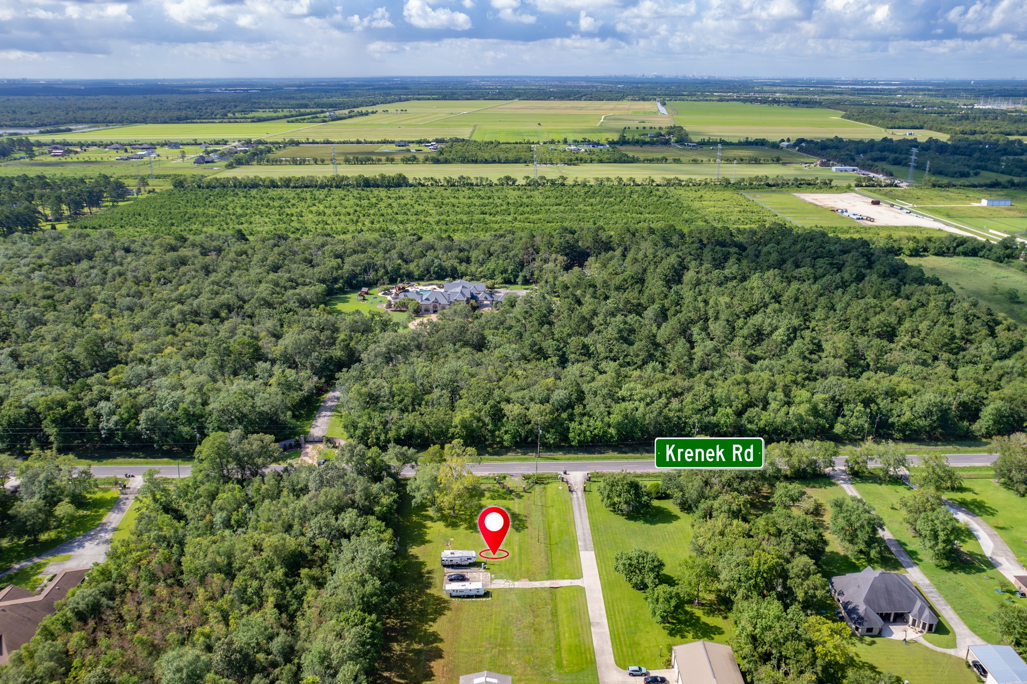 3719 Krenek Road Crosby, TX 77532 - Photo 5 of 12 a view of an outdoor space and a lake view