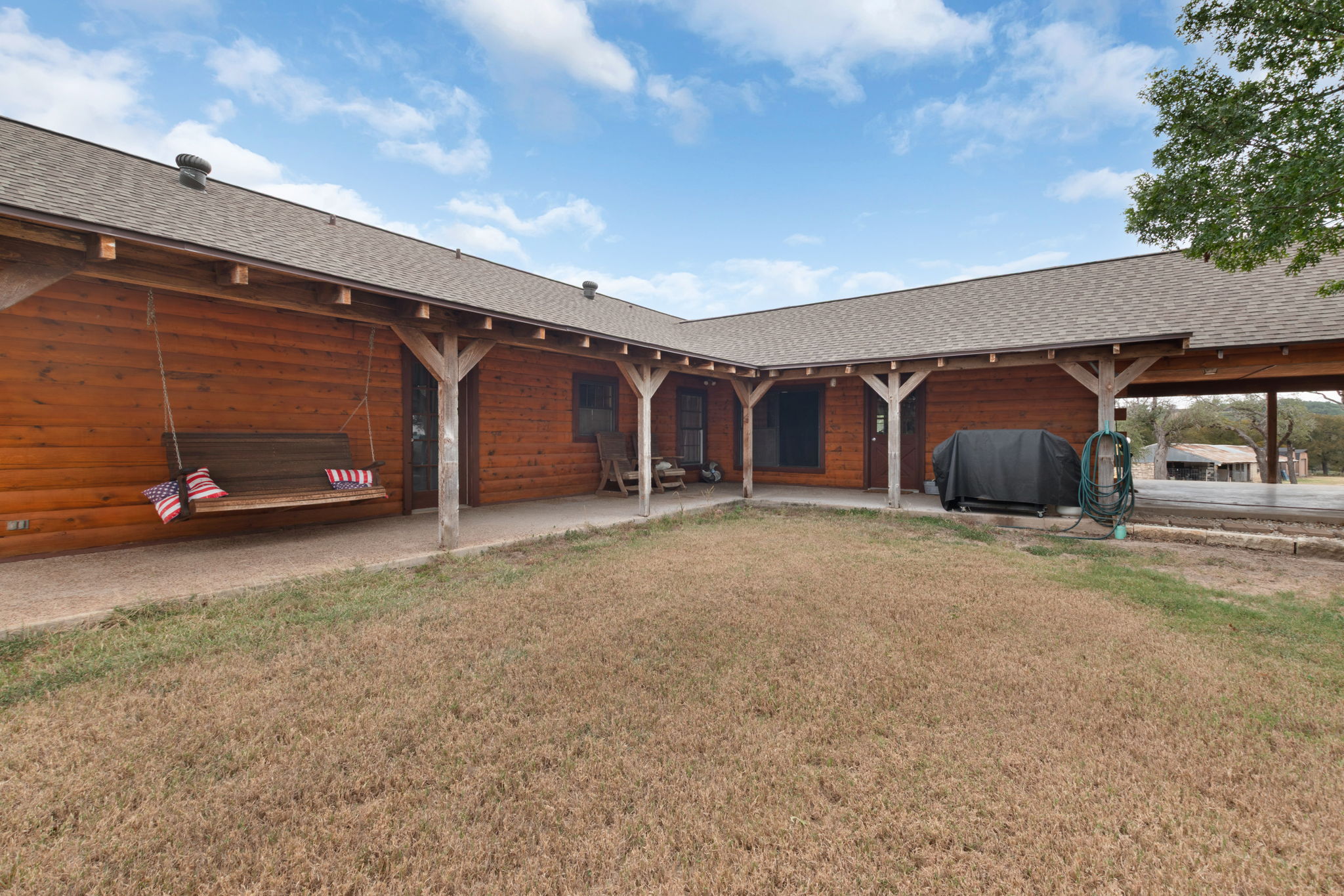 124 Old Mission Road Kempner, TX 76539 - Photo 27 of 40 a house view with a backyard space