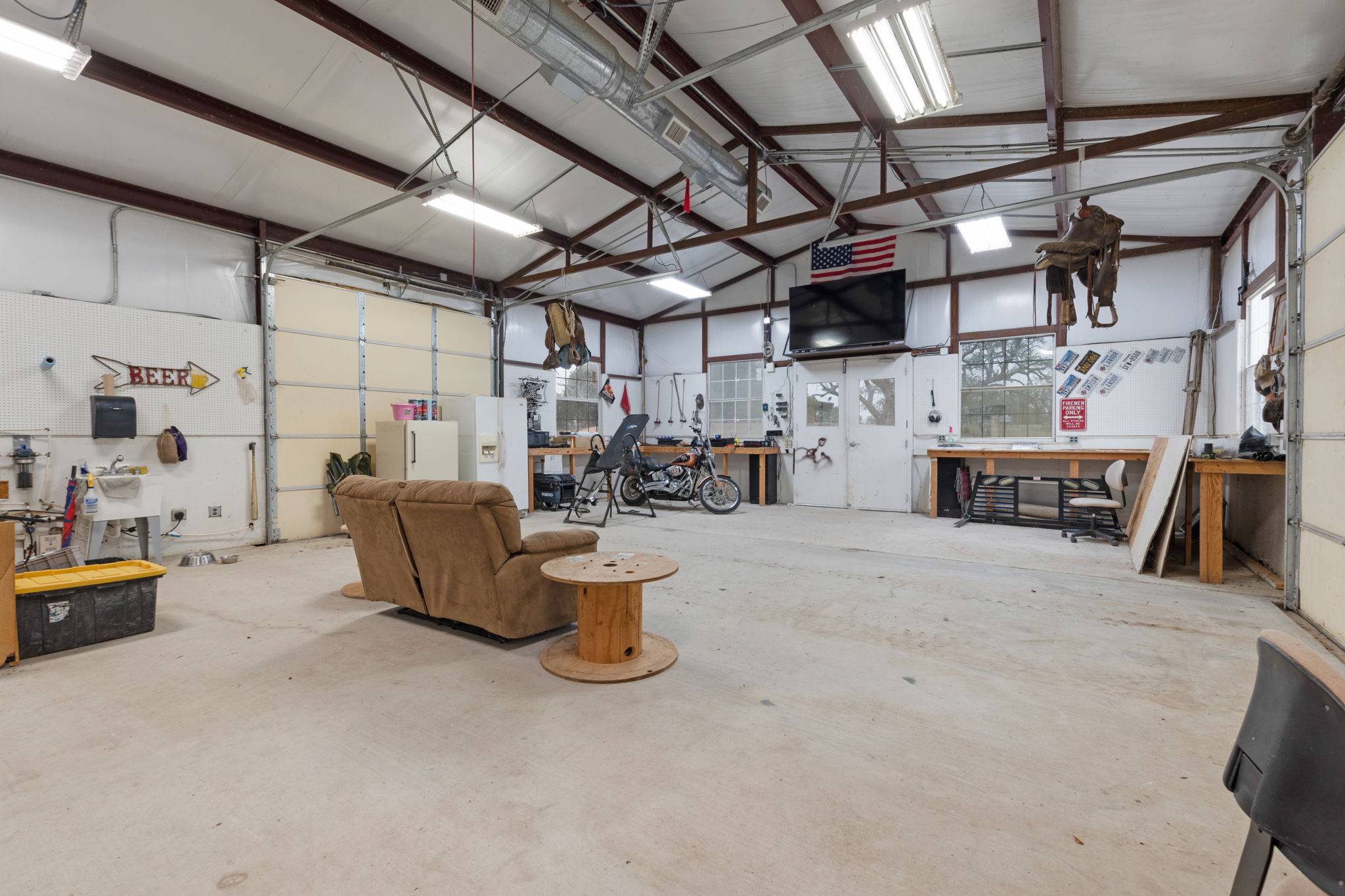 124 Old Mission Road Kempner, TX 76539 - Photo 35 of 40 a view of storage and utility room with lots of clutter