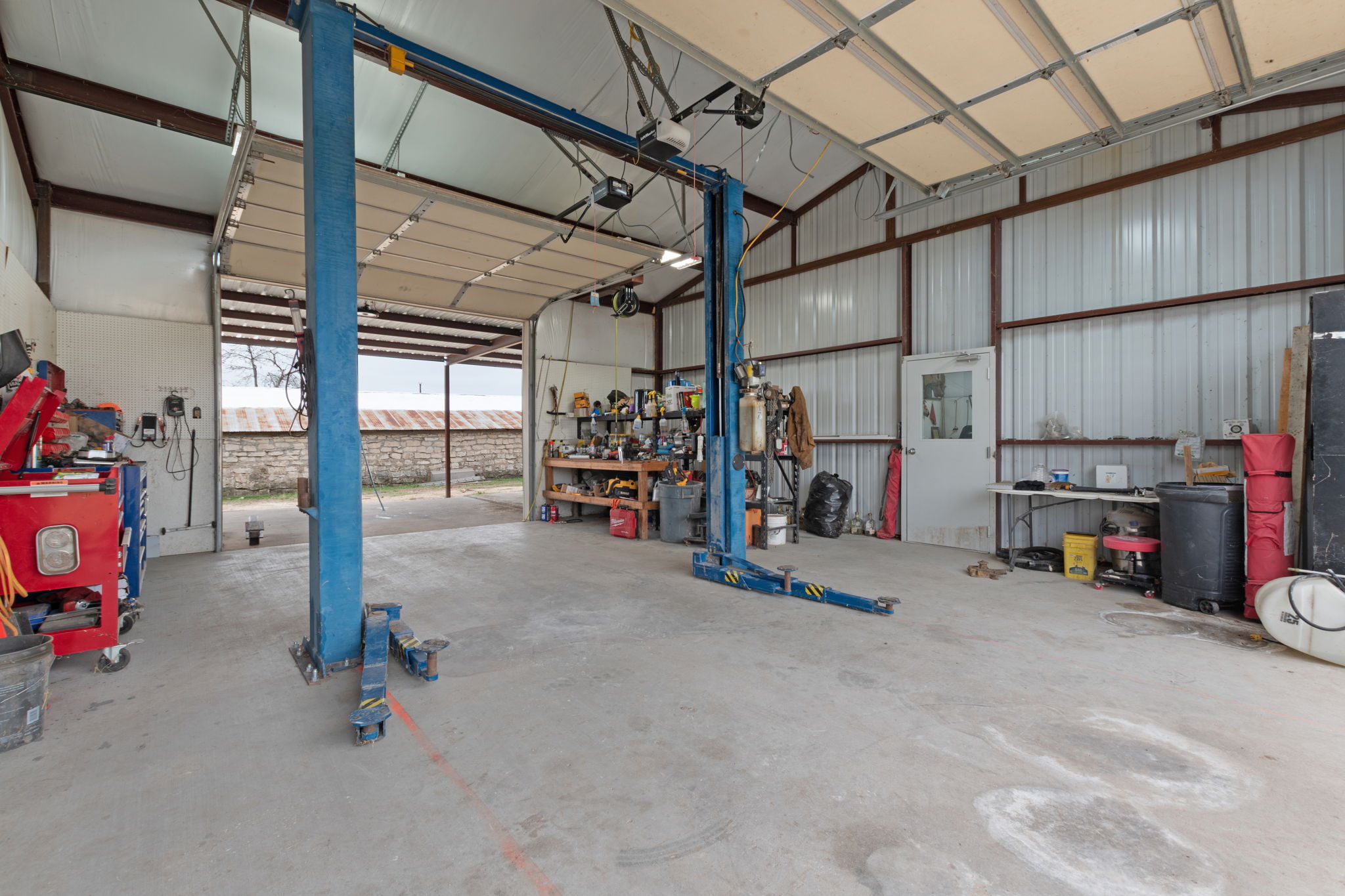 124 Old Mission Road Kempner, TX 76539 - Photo 36 of 40 a view of storage and utility room