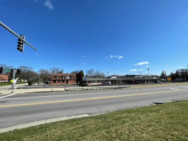 a view of a city street