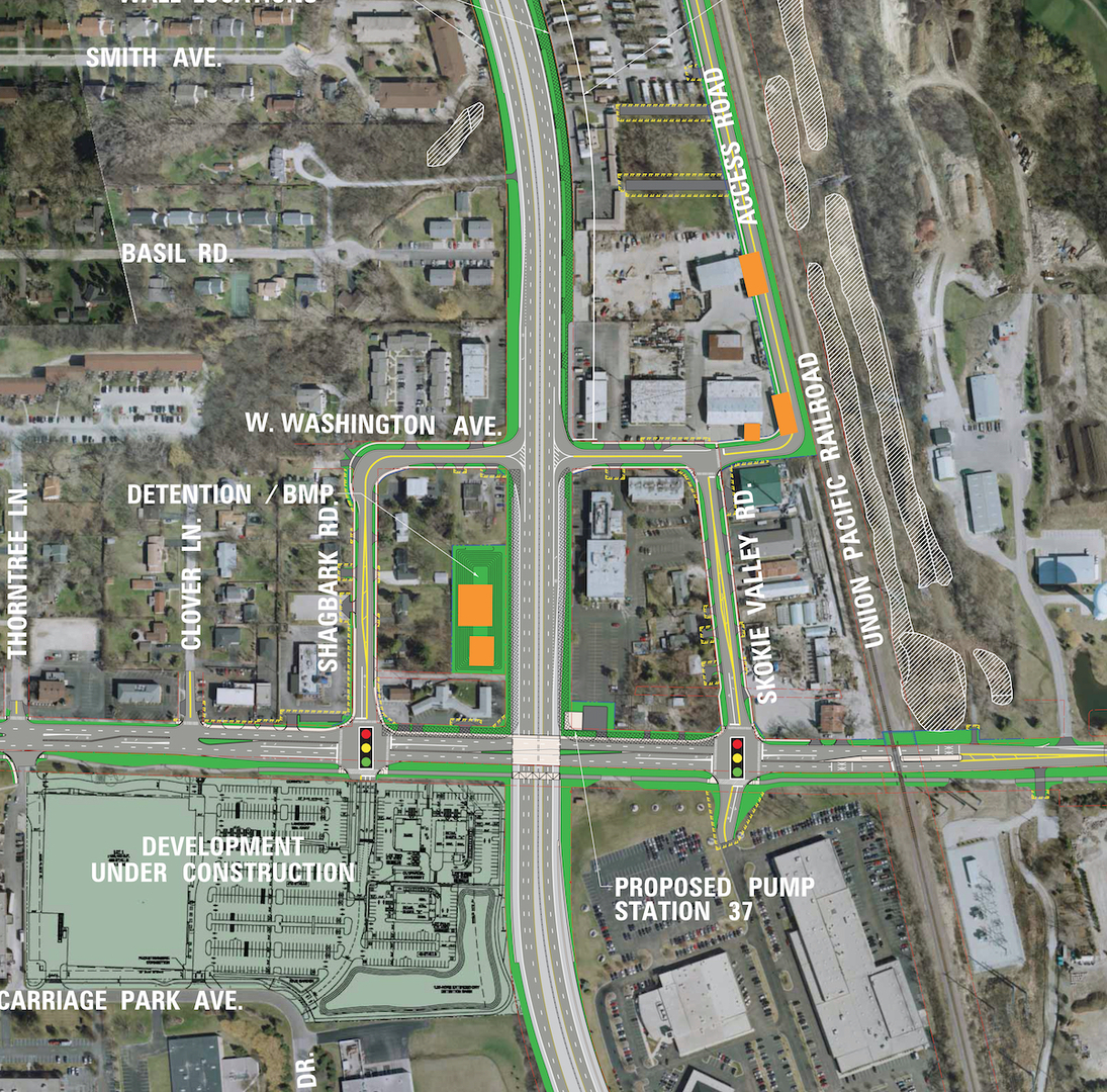 511 Rockland Road Lake Bluff, IL 60044 - Photo 3 of 35 a view of a sign board with yard