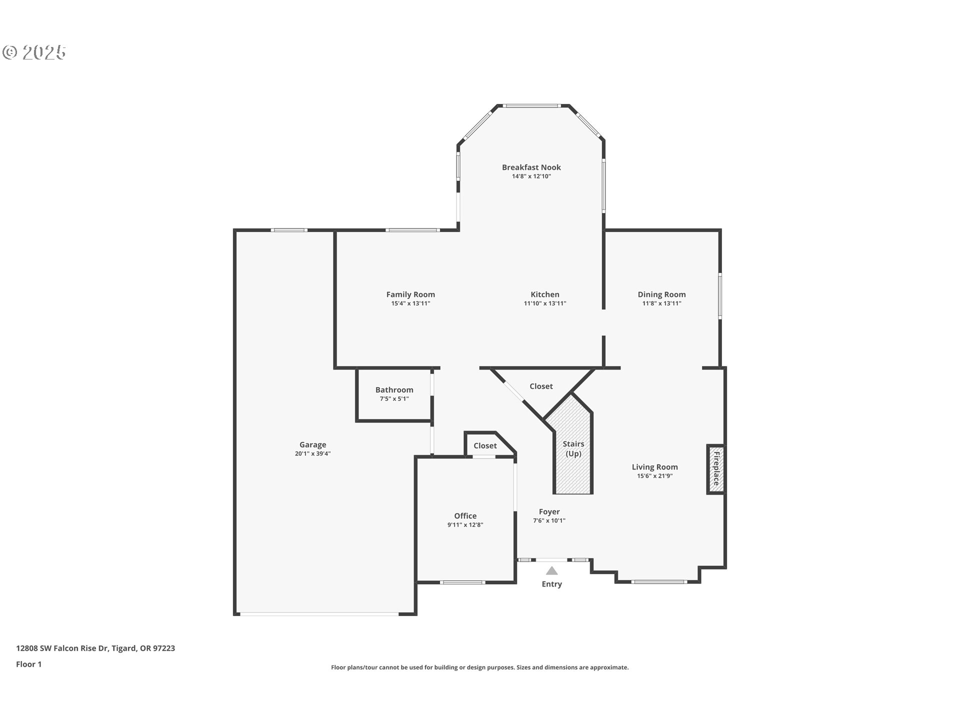 12808 Southwest Falcon Rise Drive Portland, OR 97223 - Photo 45 of 46 a picture of floor plan