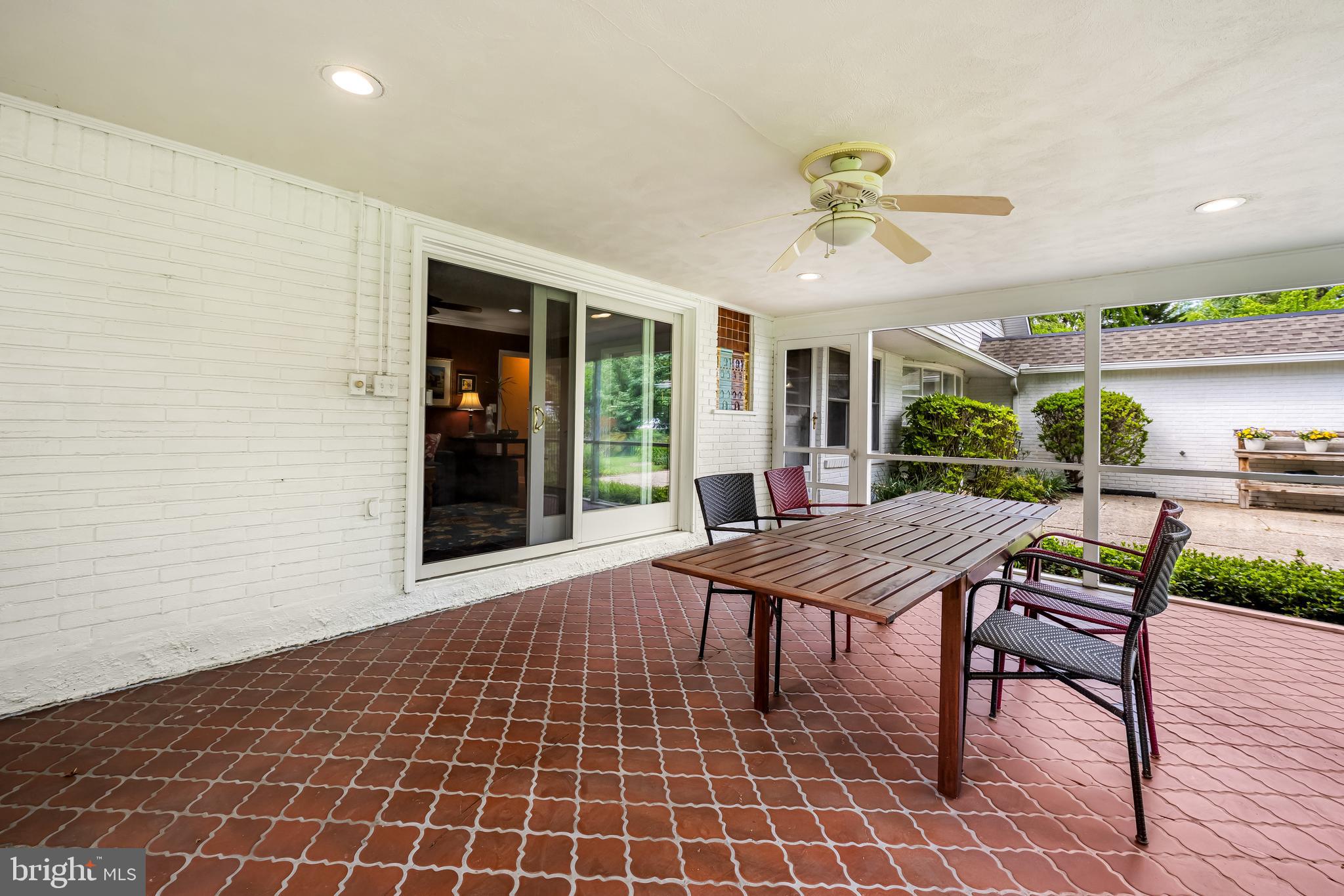7917 Stevenson Road Pikesville, MD 21208 - Photo 23 of 51 Screened-In Porch w/Lighting