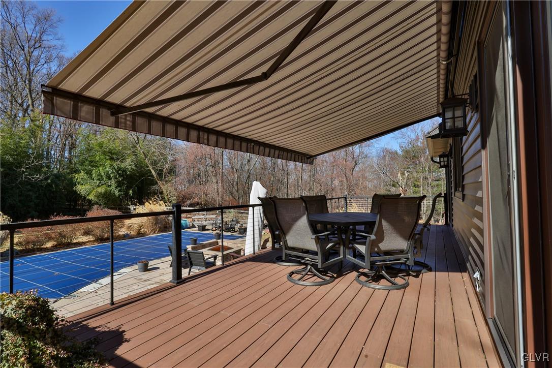 3704 Wilhelm Road Hellertown, PA 18055 - Photo 44 of 52 Deck with Awning