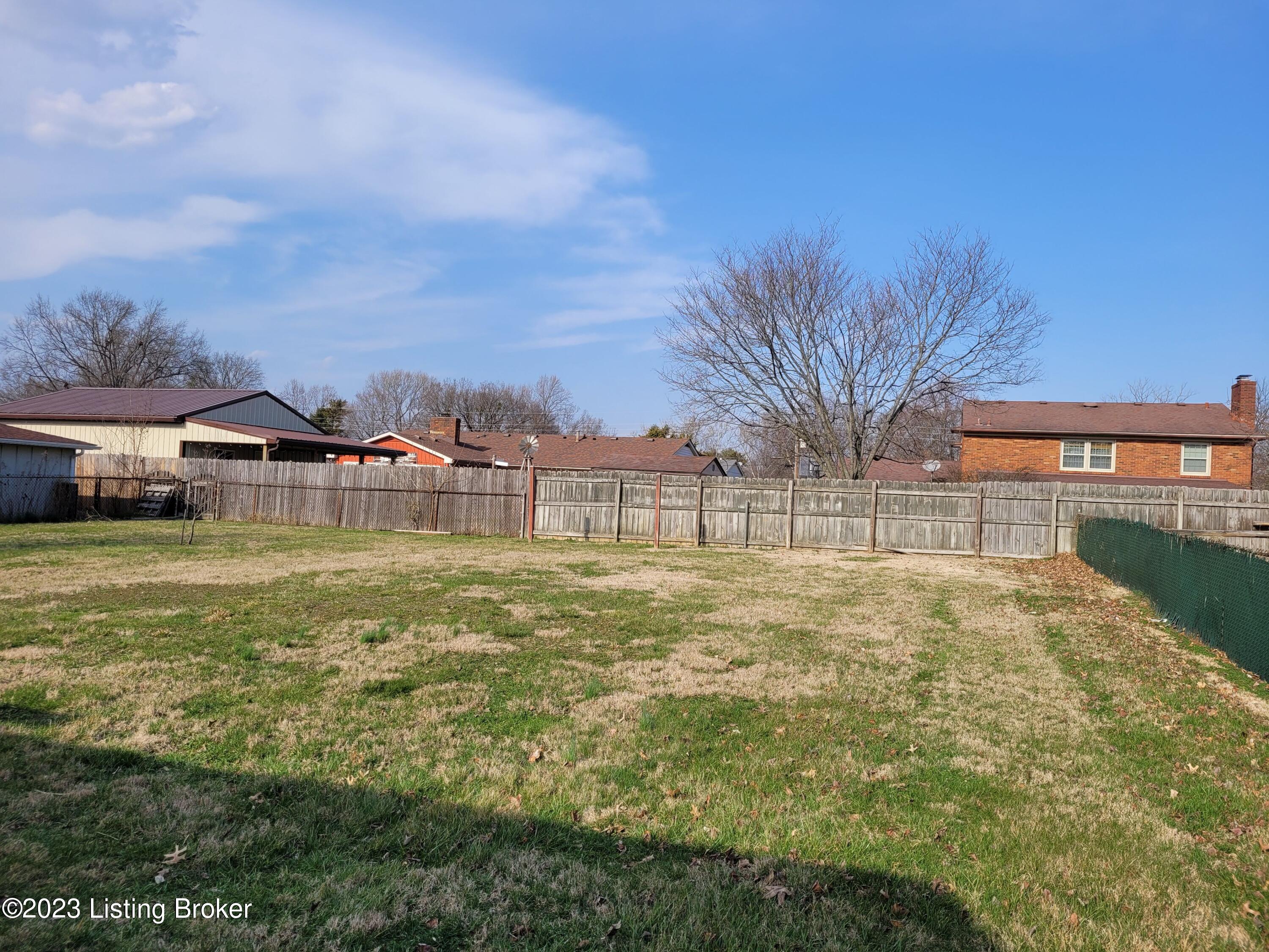 6703 Watch Hill Road Louisville, KY 40228 - Photo 23 of 23 Large rear yard. Mostly fenced