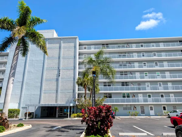 a front view of a building