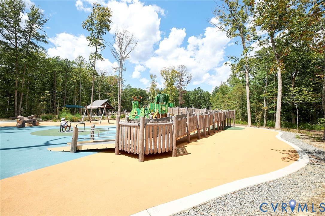 214 Greenpark Road Sandston, VA 23150 - Photo 35 of 50 Community playground featuring a gazebo