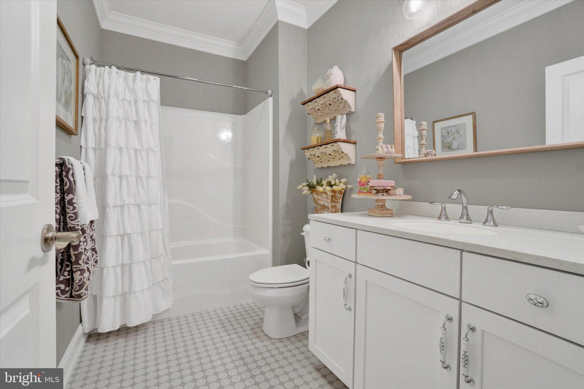2811 Iron Stone Hill Road York, PA 17403 - Photo 27 of 60 Hall bath with ceramic tiled floor