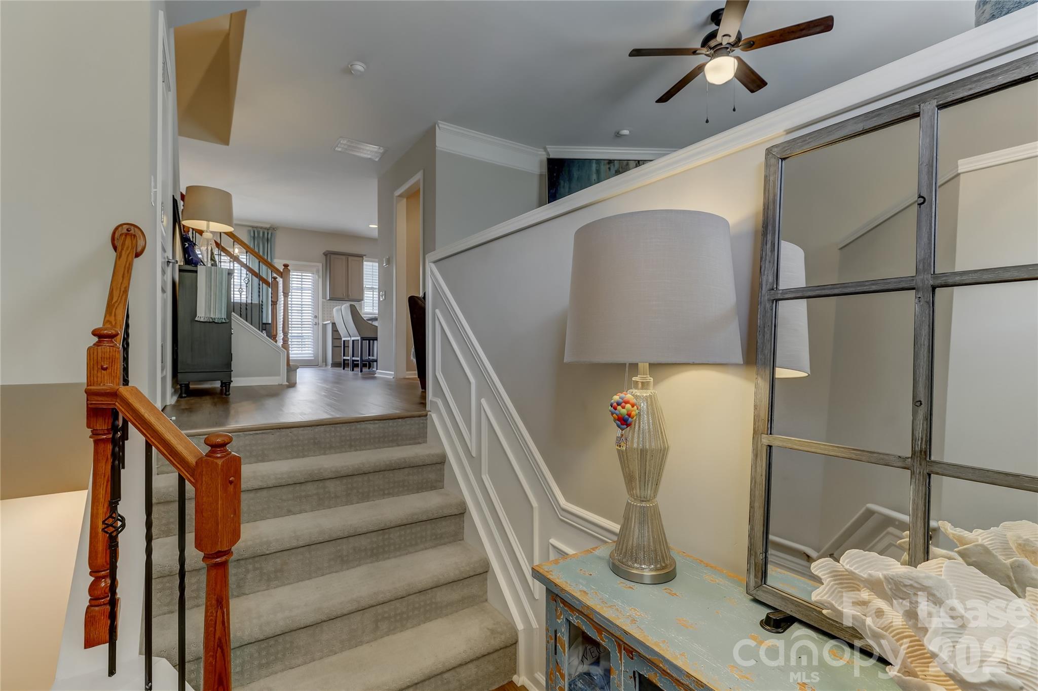 905 Lyndley Drive Fort Mill, SC 29708 - Photo 6 of 42 a view of entryway and hall with wooden floor