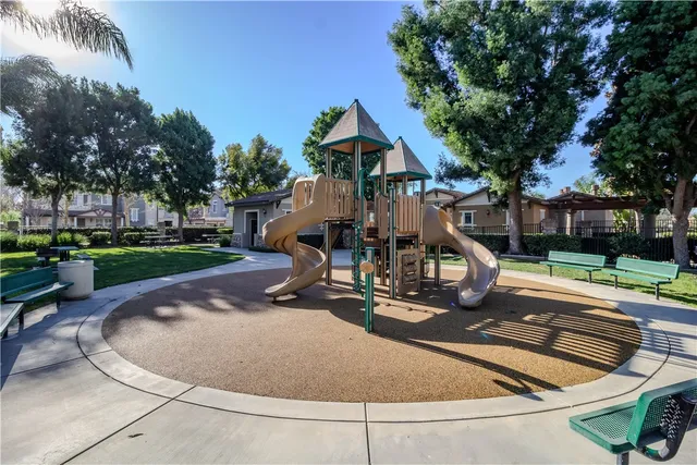 a view of a house with a park