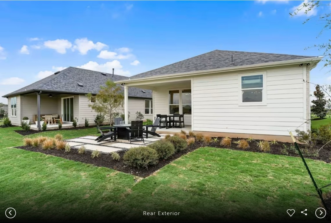 192 Frontera Drive Bastrop, TX 78602 - Photo 14 of 15 Exterior photos- Photo of Del Webb model home with same floor plan, not of actual home listed.